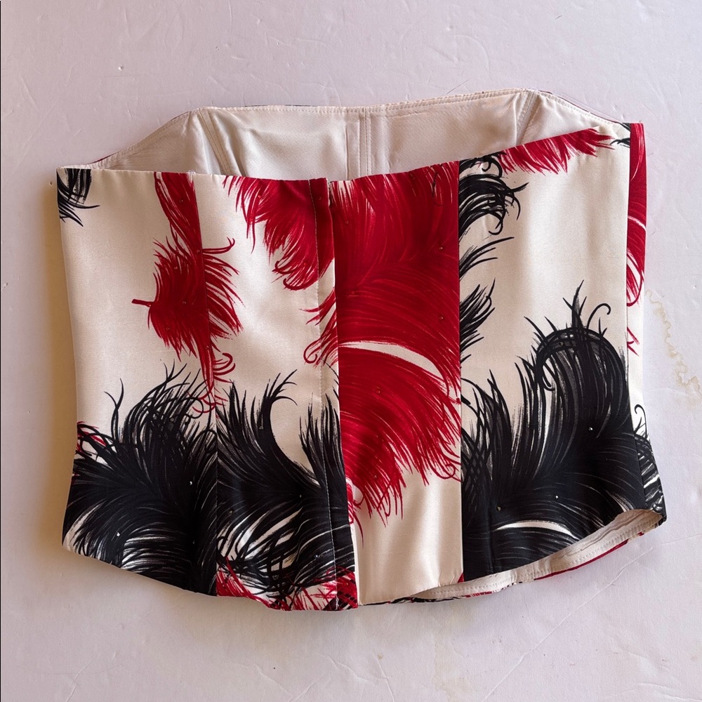 90’s Vintage Silk David Meister Designer Corset Top Cropped Sex and the City 10 - Picture 6 of 17